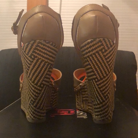 JustFab Nude wedges, Anacapri - Picture 4 of 8